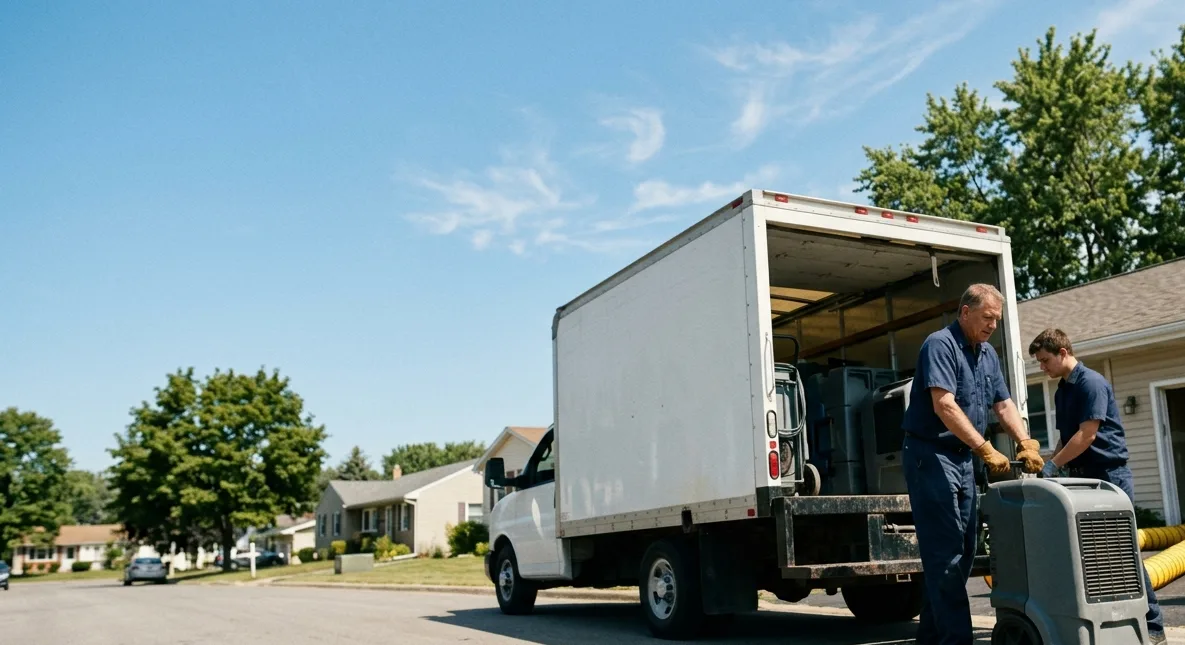Water Damage Cleanup in Hortonville, WI near me